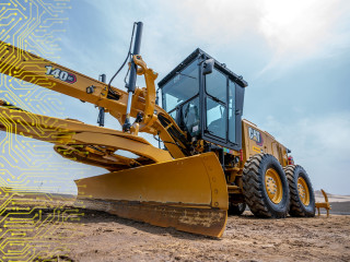 GRADE WITH CROSS SLOPE FOR MOTOR GRADERS